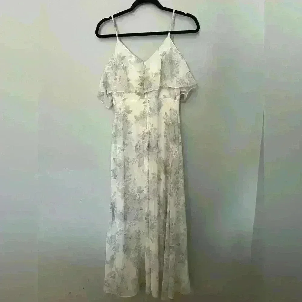 Birdy Grey Sage Bouquet Jane Convertible Bridesmaid Dress Size XS